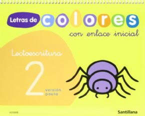 LETRAS COLORES 2 (4 AOS) LECTOESCRITURA. 